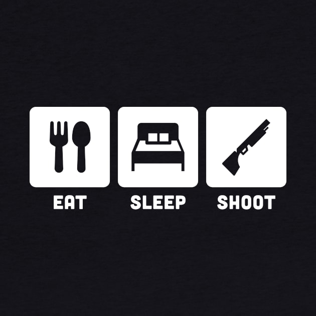 Eat, Sleep, Shoot | Shotgun & Skeet Shooting by Wizardmode